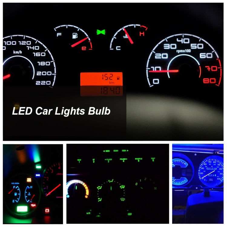 50 PCS T5 / T10 Car / Motorcycle Modification LED Turn Signal Light Clearance Lamp - Clearance Lights by PMC TechLife | Online Shopping South Africa | PMC TechLife | Buy Now Pay Later Mobicred
