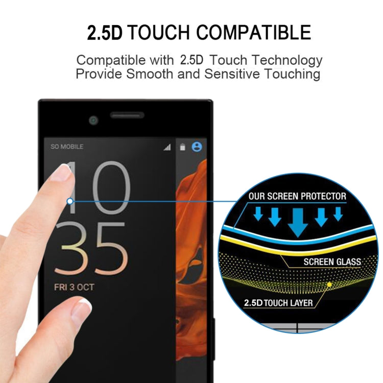 For Sony Xperia XZ Full Glue Full Screen Tempered Glass Film - Sony Tempered Glass by PMC TechLife | Online Shopping South Africa | PMC TechLife