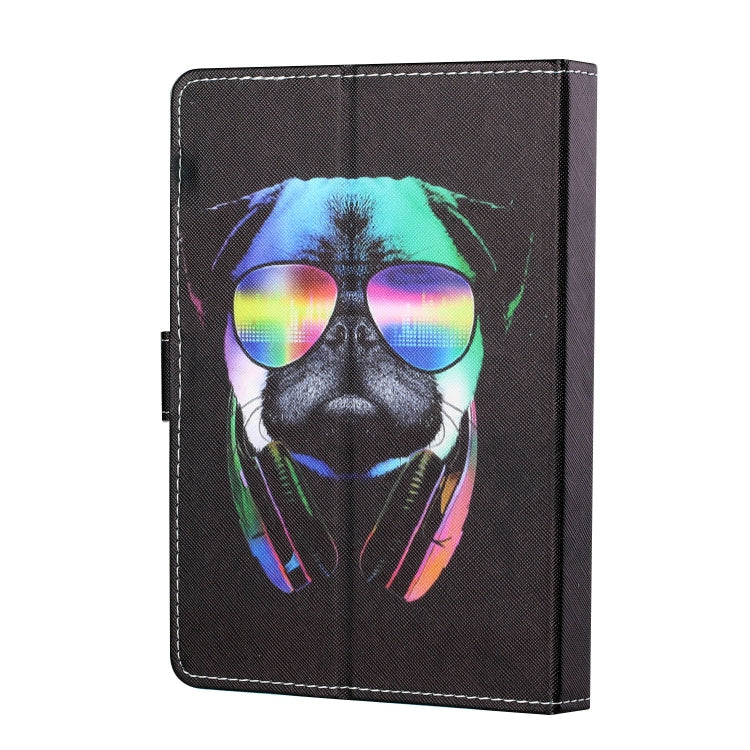 For 10 inch Tablet PC Universal Colored Drawing Horizontal Flip Leather Case with Holder & Card Slots(Eye Dog) - 10 - 11 inch by PMC TechLife | Online Shopping South Africa | PMC TechLife | Buy Now Pay Later Mobicred