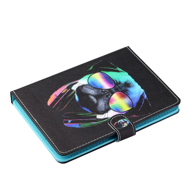 For 10 inch Tablet PC Universal Colored Drawing Horizontal Flip Leather Case with Holder & Card Slots(Eye Dog) - 10 - 11 inch by PMC TechLife | Online Shopping South Africa | PMC TechLife | Buy Now Pay Later Mobicred