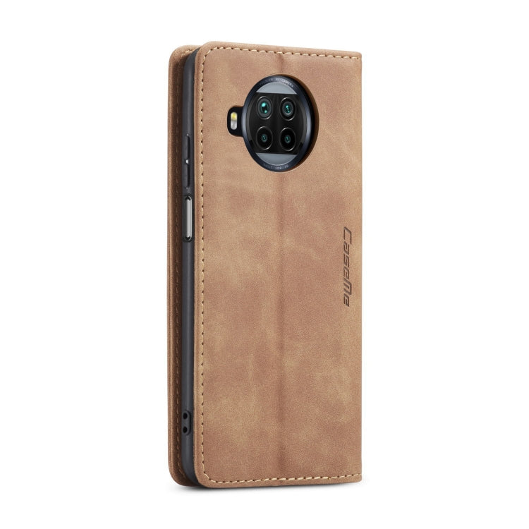 For Xiaomi Mi 10T Lite 5G CaseMe-013 Multifunctional Retro Frosted Horizontal Flip Leather Case with Card Slot & Holder & Wallet(Brown) - Xiaomi Cases by CaseMe | Online Shopping South Africa | PMC Jewellery | Buy Now Pay Later Mobicred