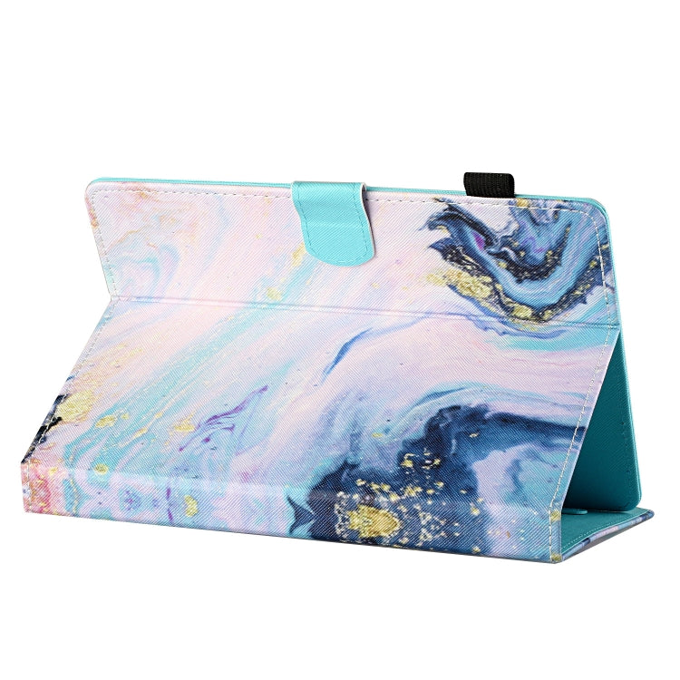 For 10 inch Tablet Universal Coloured Drawing Stitching Horizontal Flip Leather Case with Holder & Card Slot(Quicksand) - 10 - 11 inch by PMC TechLife | Online Shopping South Africa | PMC TechLife | Buy Now Pay Later Mobicred