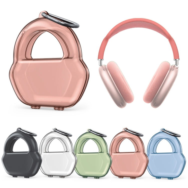 PP Jelly Color Headphone Protective Case for AirPods Max, with Hook(Black) - For AirPods Max by PMC TechLife | Online Shopping South Africa | PMC TechLife
