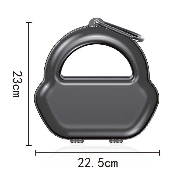 PP Jelly Color Headphone Protective Case for AirPods Max, with Hook(Black) - For AirPods Max by PMC TechLife | Online Shopping South Africa | PMC TechLife