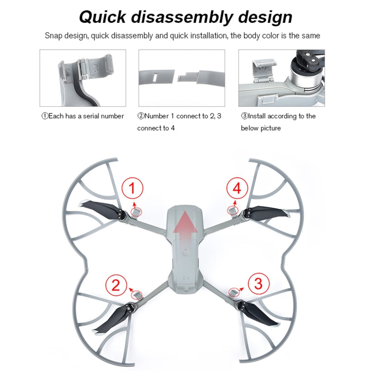 STARTRC 1108363 Drone Propeller Protective Guard Anti-collision Ring for DJI Mavic Air 2(Grey) - Others by STARTRC | Online Shopping South Africa | PMC Jewellery | Buy Now Pay Later Mobicred