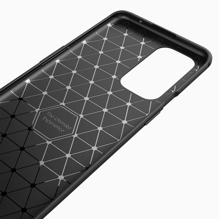 For OnePlus 9 Pro Brushed Texture Carbon Fiber TPU Case(Black) - OnePlus Cases by PMC TechLife | Online Shopping South Africa | PMC TechLife | Buy Now Pay Later Mobicred