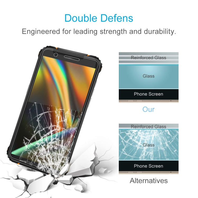 For Blackview BV5100 10 PCS 0.26mm 9H 2.5D Tempered Glass Film - Others by PMC TechLife | Online Shopping South Africa | PMC TechLife