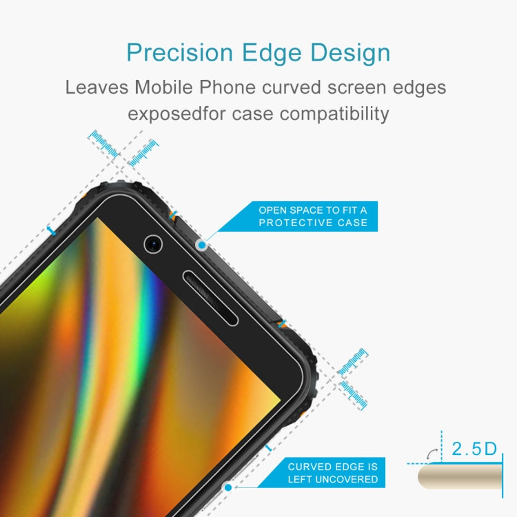 For Blackview BV5100 50 PCS 0.26mm 9H 2.5D Tempered Glass Film - Others by PMC TechLife | Online Shopping South Africa | PMC TechLife