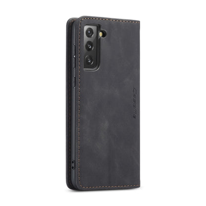 For Samsung Galaxy S21 5G CaseMe 013 Multifunctional Horizontal Flip Leather Case with Holder & Card Slot & Wallet(Black) - Galaxy S21 5G Cases by CaseMe | Online Shopping South Africa | PMC Jewellery | Buy Now Pay Later Mobicred