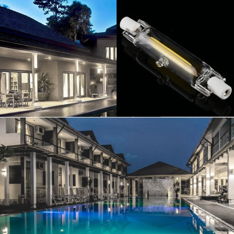 R7S 110V 5W 78mm COB LED Bulb Glass Tube Replacement Halogen Lamp Spot Light(6000K White Light) - LED Blubs & Tubes by PMc TechLife | Online Shopping South Africa | PMc TechLife | Buy Now Pay Later Mobicred