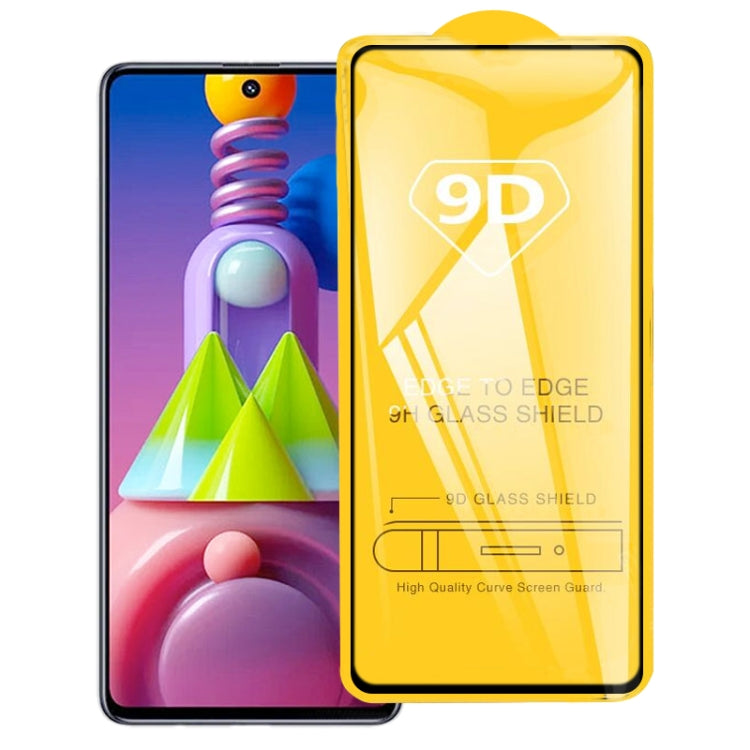 For Samsung Galaxy M51 9D Full Glue Full Screen Tempered Glass Film - Galaxy Tempered Glass by PMC TechLife | Online Shopping South Africa | PMC TechLife