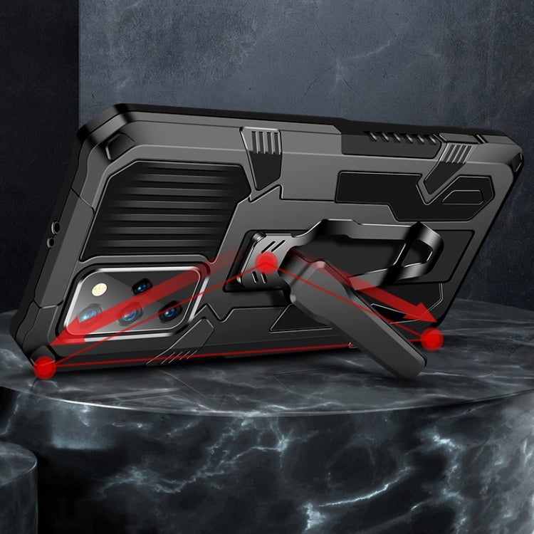 For OPPO A53 2020 / A32 Machine Armor Warrior Shockproof PC + TPU Protective Case(Red) - OPPO Cases by PMC TechLife | Online Shopping South Africa | PMC TechLife | Buy Now Pay Later Mobicred