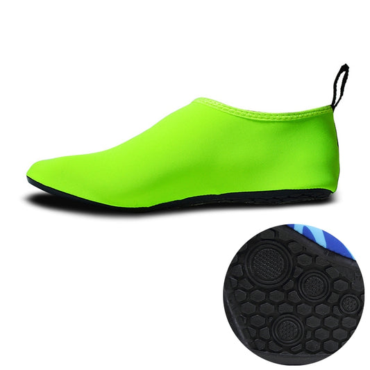 Non-slip Wear-resisting Thick Rubber Sole Diving Shoes and  Socks, One Pair(Green) - Swimming Fins & Diving Shoes by PMC Jewellery | Online Shopping South Africa | PMC Jewellery | Buy Now Pay Later Mobicred