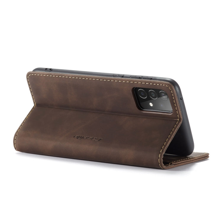 For Samsung Galaxy A52 5G / 4G CaseMe 013 Multifunctional Horizontal Flip Leather Case with Holder & Card Slot & Wallet(Coffee) - Galaxy Phone Cases by CaseMe | Online Shopping South Africa | PMC Jewellery | Buy Now Pay Later Mobicred