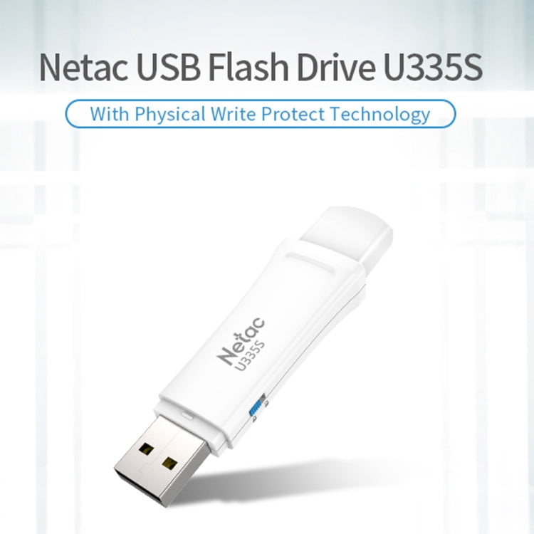 Netac U335S USB 3.0 High Speed Antivirus Write Protection USB Flash Drives U Disk, Capacity:128GB - USB Flash Drives by Netac | Online Shopping South Africa | PMC Jewellery | Buy Now Pay Later Mobicred