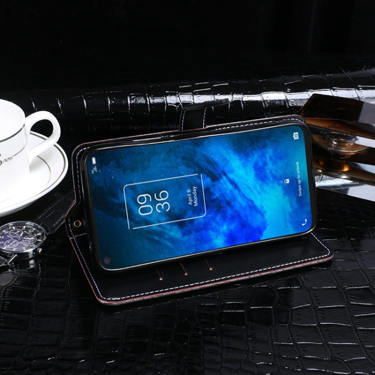 For TCL 10 5G idewei Crocodile Texture Horizontal Flip Leather Case with Holder & Card Slots & Wallet(Black) - free shipping - PMC Jewellery - Order now!