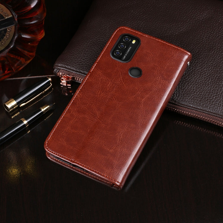 For Blackview A70 idewei Crazy Horse Texture Horizontal Flip Leather Case with Holder & Card Slots & Wallet(Black) - More Brand by idewei | Online Shopping South Africa | PMC TechLife | Buy Now Pay Later Mobicred