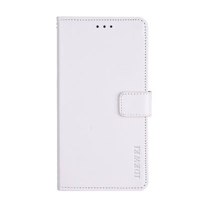 For Blackview A80 Plus idewei Crazy Horse Texture Horizontal Flip Leather Case with Holder & Card Slots & Wallet(White) - More Brand by idewei | Online Shopping South Africa | PMC Jewellery | Buy Now Pay Later Mobicred