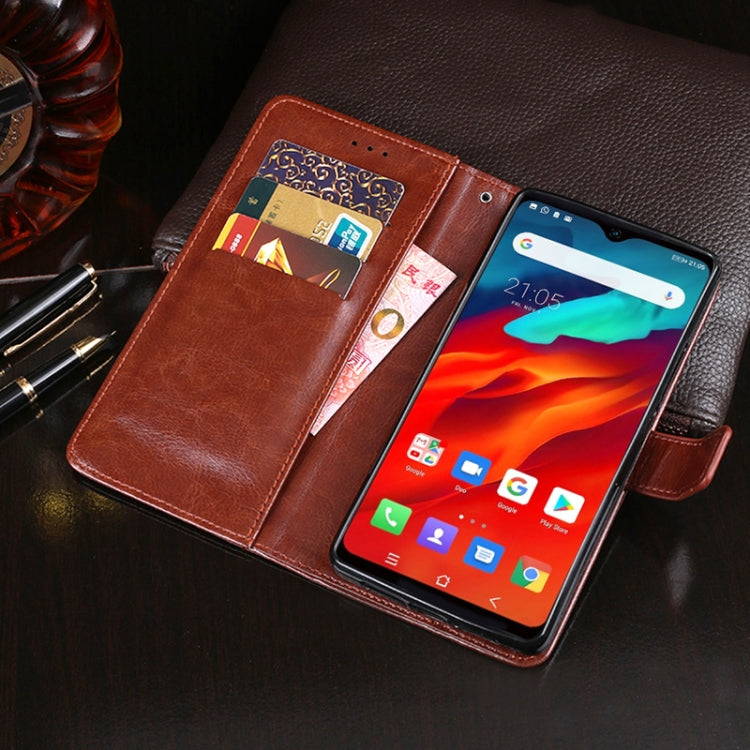 For Blackview A80 Plus idewei Crazy Horse Texture Horizontal Flip Leather Case with Holder & Card Slots & Wallet(Red) - More Brand by idewei | Online Shopping South Africa | PMC TechLife | Buy Now Pay Later Mobicred