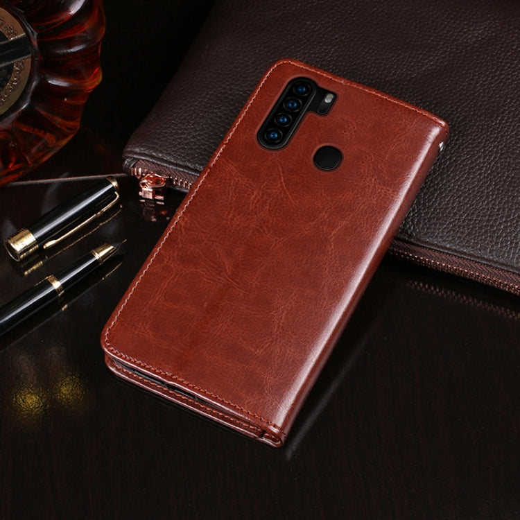 For Blackview A80 Plus idewei Crazy Horse Texture Horizontal Flip Leather Case with Holder & Card Slots & Wallet(Brown) - free shipping - PMC TechLife - Order now!