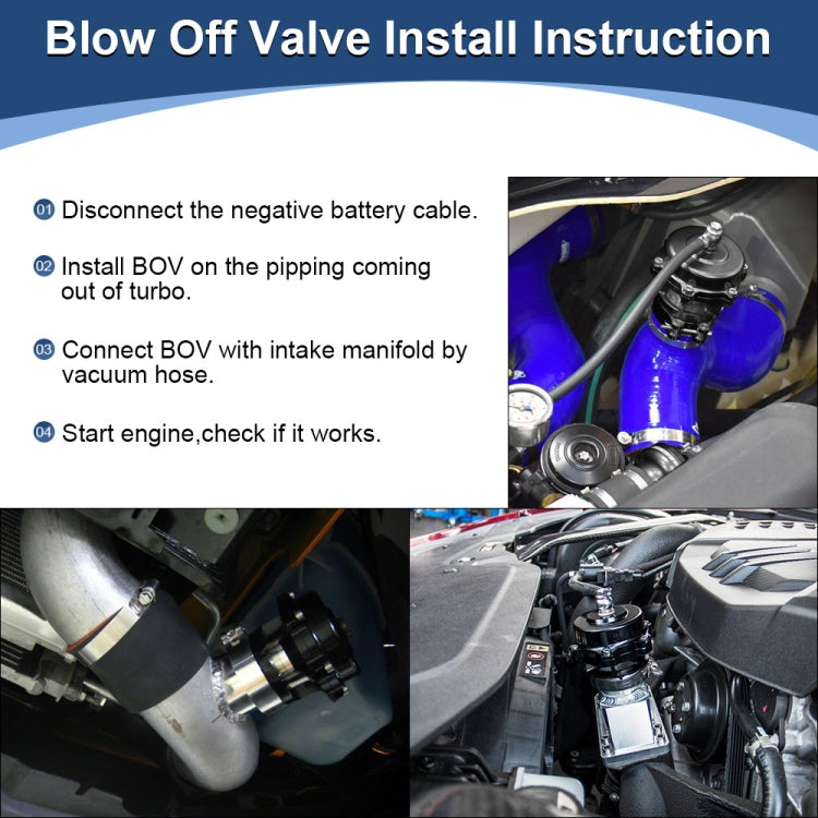 Universal Car Modification BOV 50MM 10 PSI Turbine Relief Valve - Engine Fittings by PMC TechLife | Online Shopping South Africa | PMC TechLife | Buy Now Pay Later Mobicred