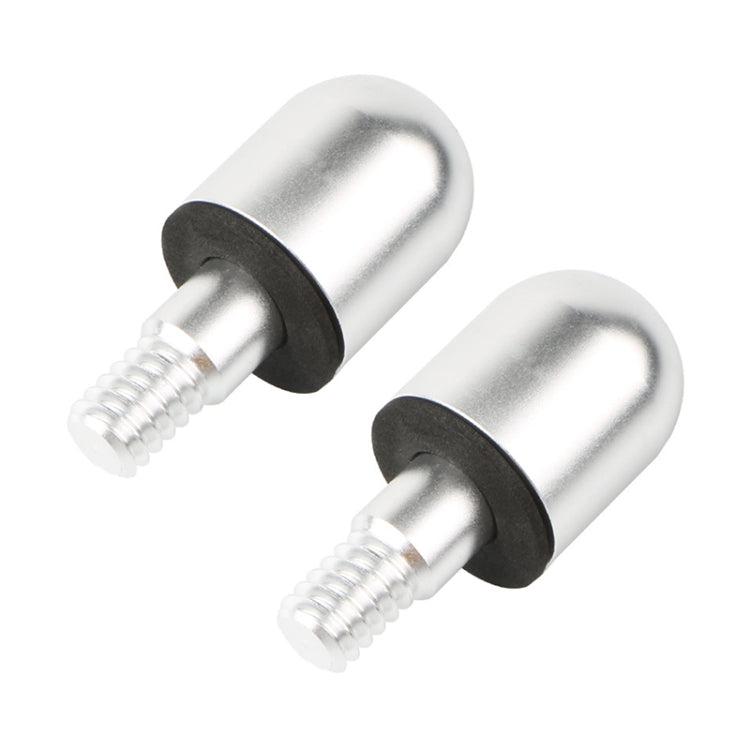 2 PCS Car Rear Anti-collision Tail Cone for Mercedes Benz Smart 2009-2014, Style:Round(Silver) - free shipping - PMC Jewellery - Order now!