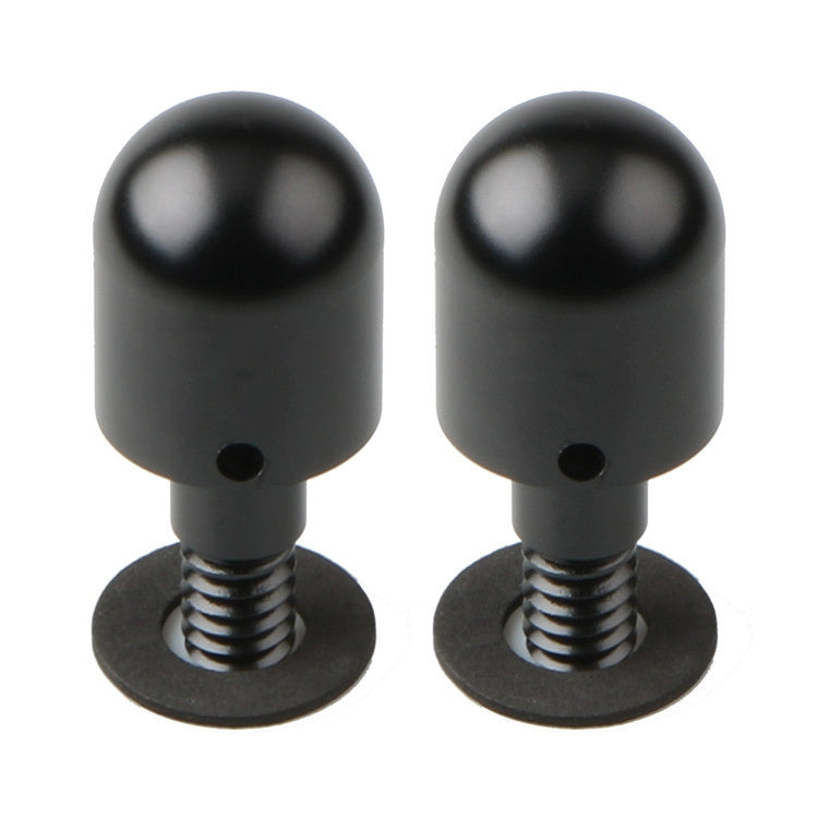 2 PCS Car Rear Anti-collision Tail Cone for Mercedes Benz Smart 2009-2014, Style:Round(Silver) - free shipping - PMC Jewellery - Order now!