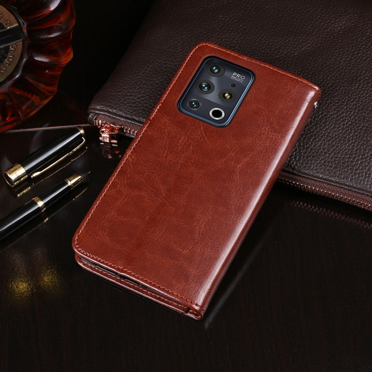 For Meizu 18 Pro idewei Crazy Horse Texture Horizontal Flip Leather Case with Holder & Card Slots & Wallet(White) - free shipping - PMC Jewellery - Order now!