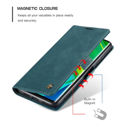 For Xiaomi CC9 Pro CaseMe 013 Multifunctional Horizontal Flip Leather Case with Holder & Card Slot & Wallet(Blue) - Xiaomi Cases by CaseMe | Online Shopping South Africa | PMC Jewellery | Buy Now Pay Later Mobicred