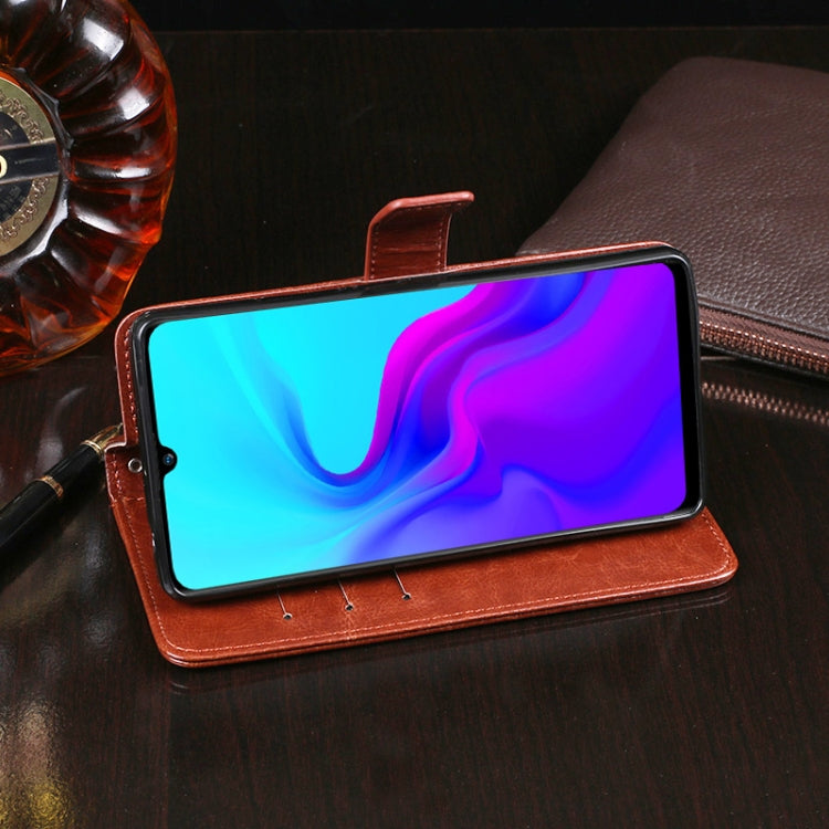 For Blackview A80S idewei Crazy Horse Texture Horizontal Flip Leather Case with Holder & Card Slots & Wallet(Red) - More Brand by idewei | Online Shopping South Africa | PMC TechLife | Buy Now Pay Later Mobicred