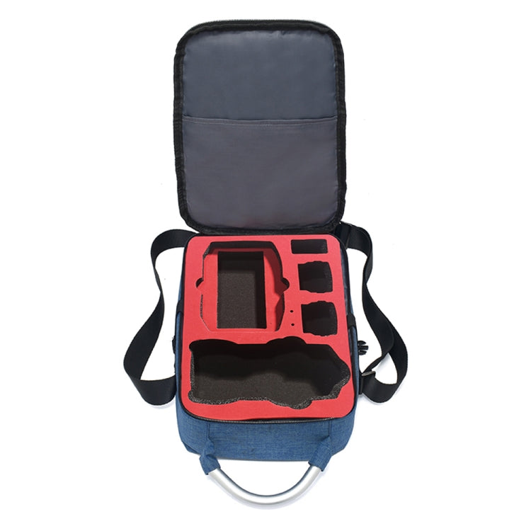 Shockproof Waterproof Single Shoulder Storage Travel Carrying Cover Case Box for DJI Air 2S(Blue+Red Liner) - Carry Cases & Bags by PMC TechLife | Online Shopping South Africa | PMC TechLife | Buy Now Pay Later Mobicred