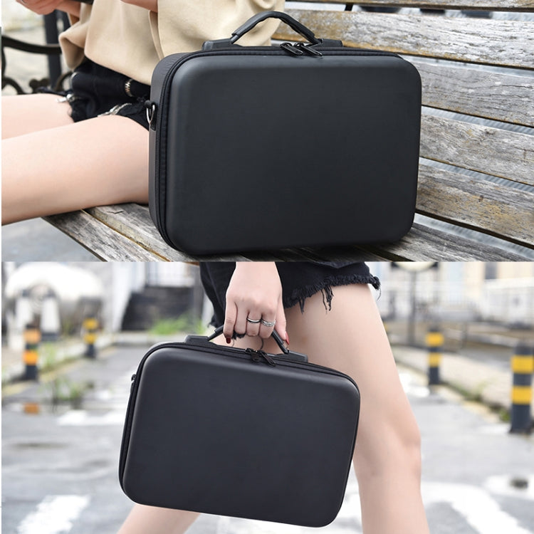 Portable Single Shoulder Storage Travel Carrying PU Cover Case Box for DJI Air 2S(Black + Red Liner) - Carry Cases & Bags by PMC TechLife | Online Shopping South Africa | PMC TechLife | Buy Now Pay Later Mobicred