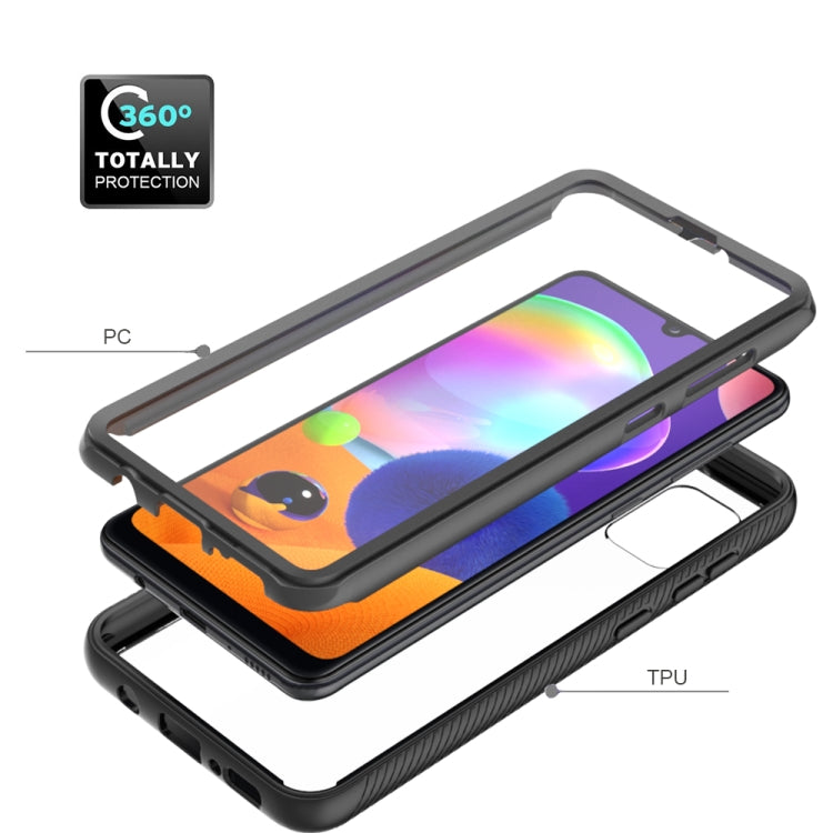 For Samsung Galaxy A31 Starry Sky Full Body Hybrid Shockproof Phone Case(Black) - Galaxy Phone Cases by PMC TechLife | Online Shopping South Africa | PMC TechLife
