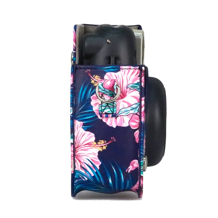 Flamingo Pattern Camera Bag with Shoulder Strap for Fujifilm Instax mini 11(Black Background) - free shipping - PMC TechLife - Order now!