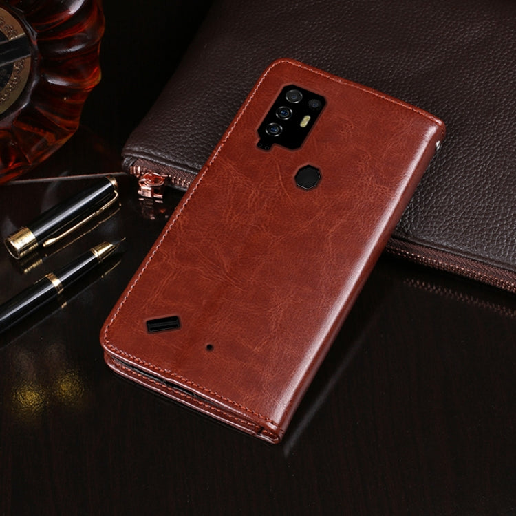For Ulefone Armor 10 5G idewei Crazy Horse Texture Horizontal Flip Leather Case with Holder & Card Slots & Wallet(Black) - free shipping - PMC Jewellery - Order now!