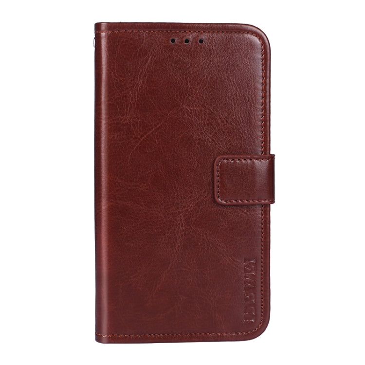 For Ulefone Armor 10 5G idewei Crazy Horse Texture Horizontal Flip Leather Case with Holder & Card Slots & Wallet(Brown) - More Brand by idewei | Online Shopping South Africa | PMC Jewellery | Buy Now Pay Later Mobicred