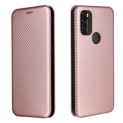 For Blackview A70 (2021) Carbon Fiber Texture Horizontal Flip TPU + PC + PU Leather Case with Card Slot(Pink) - More Brand by PMC Jewellery | Online Shopping South Africa | PMC Jewellery | Buy Now Pay Later Mobicred