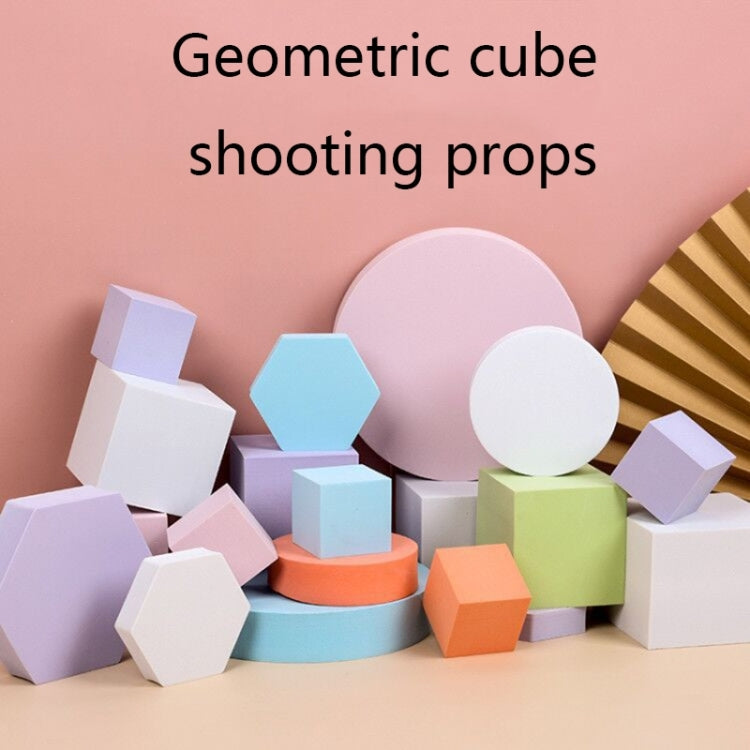 8 in 1 Different Sizes Geometric Cube Solid Color Photography Photo Background Table Shooting Foam Props(Red) - free shipping - PMc TechLife - Order now!