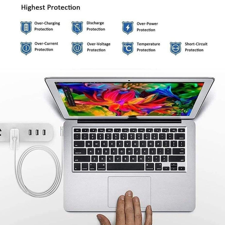 A1435 60W 16.5V 3.65A 5 Pin MagSafe 2 Power Adapter for MacBook, Cable Length: 1.6m, AU Plug - Cable & Adapter by PMC Jewellery | Online Shopping South Africa | PMC Jewellery | Buy Now Pay Later Mobicred