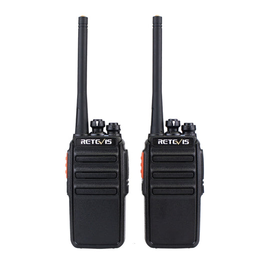 1 Pair RETEVIS RT24 EU Frequency PMR 446/400-470MHz 16CHS Two Way Radio Handheld Walkie Talkie, EU Plug(Black) - Handheld Walkie Talkie by RETEVIS | Online Shopping South Africa | PMC Jewellery | Buy Now Pay Later Mobicred