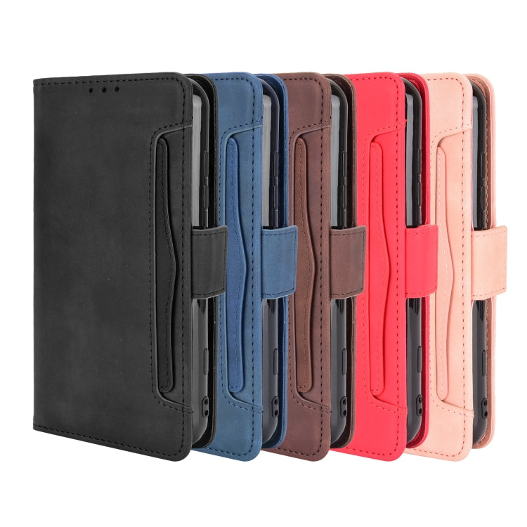 For Blackview A70 (2021) Skin Feel Calf Pattern Horizontal Flip Leather Case with Holder & Card Slots & Photo Frame(Blue) - More Brand by PMC TechLife | Online Shopping South Africa | PMC TechLife | Buy Now Pay Later Mobicred