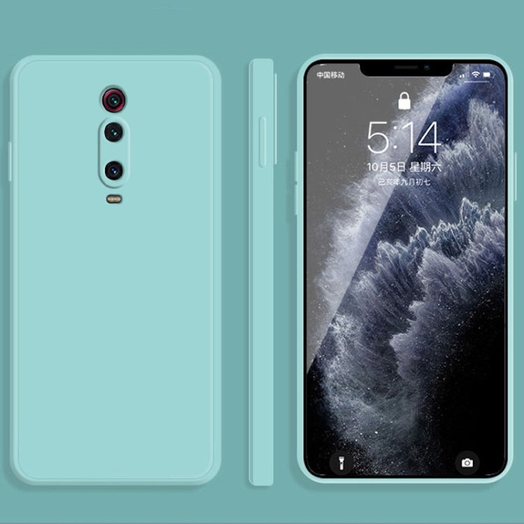 For Xiaomi Redmi K20 Pro Solid Color Imitation Liquid Silicone Straight Edge Dropproof Full Coverage Protective Case(Sky Blue) - Xiaomi Cases by PMC TechLife | Online Shopping South Africa | PMC TechLife