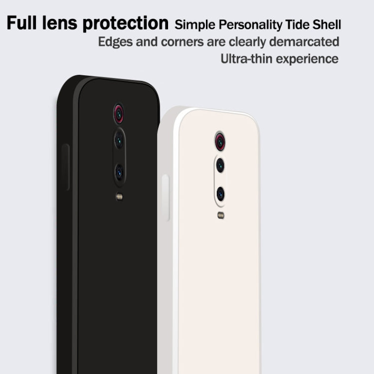 For Xiaomi Redmi K20 Pro Solid Color Imitation Liquid Silicone Straight Edge Dropproof Full Coverage Protective Case(Sky Blue) - Xiaomi Cases by PMC TechLife | Online Shopping South Africa | PMC TechLife