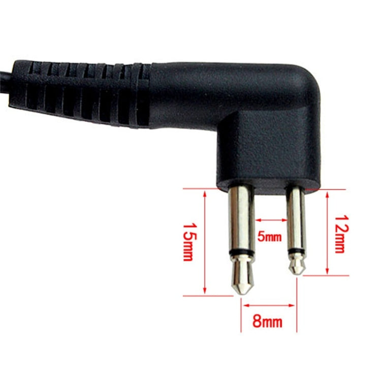 RETEVIS M Throat PTT Covert Acoustic Tube Earphone Speaker Microphone - Microphones & Headsets by RETEVIS | Online Shopping South Africa | PMC TechLife | Buy Now Pay Later Mobicred