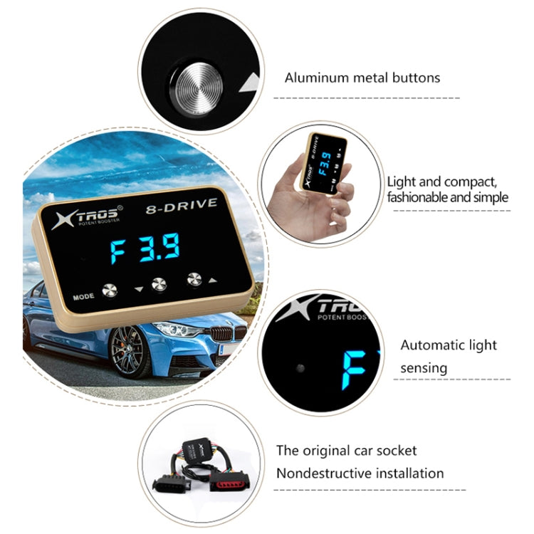 For Volkswagen Sharan 2000-2010 TROS 8-Drive Potent Booster Electronic Throttle Controller Speed Booster - Car Modification by TROS | Online Shopping South Africa | PMC Jewellery | Buy Now Pay Later Mobicred