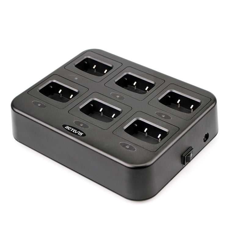 RETEVIS RTC777 Six-Way Walkie Talkie Charger for Retevis H777, US Plug - free shipping - PMC Jewellery - Order now!