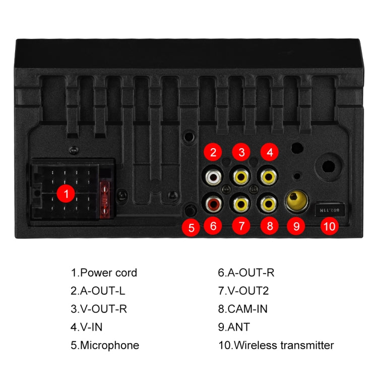 A2891 7 inch Car HD MP5 Carplay Bluetooth Music Player Reversing Image All-in-one Machine Support FM / U Disk with Remote Controler, Style:Standard + 4LEDs Light Camera - Car MP3 & MP4 & MP5 by PMC Jewellery | Online Shopping South Africa | PMC Jewellery | Buy Now Pay Later Mobicred