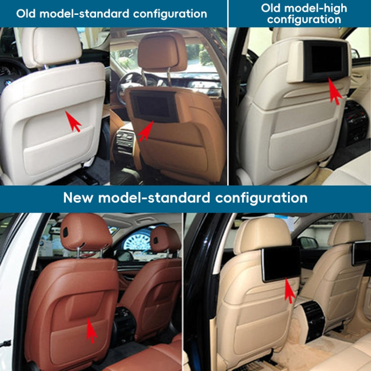 Car Seat Rear Panel Storage Bag 5210 7232 090 for BMW 5 Series / 7 Series, Standard Version(Wine Red) - Seat Accessories by PMC TechLife | Online Shopping South Africa | PMC TechLife | Buy Now Pay Later Mobicred