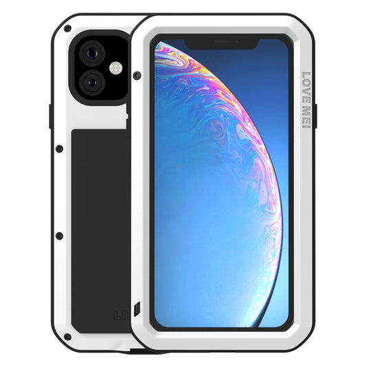 For iPhone 11 Pro Max LOVE MEI Metal Shockproof Waterproof Dustproof Protective Case(White) - iPhone 11 Pro Max Cases by LOVE MEI | Online Shopping South Africa | PMC Jewellery