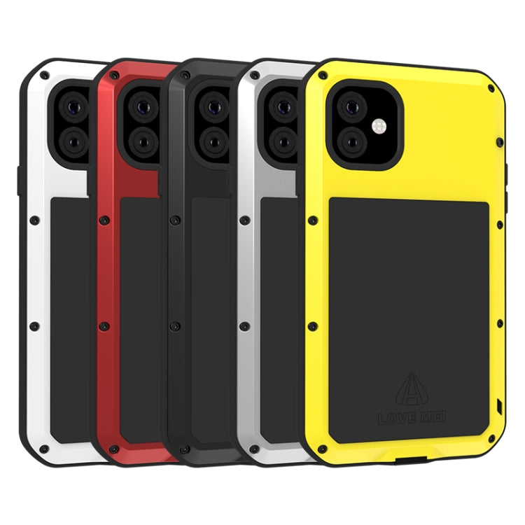For iPhone 11 Pro Max LOVE MEI Metal Shockproof Waterproof Dustproof Protective Case(White) - iPhone 11 Pro Max Cases by LOVE MEI | Online Shopping South Africa | PMC TechLife | Buy Now Pay Later Mobicred
